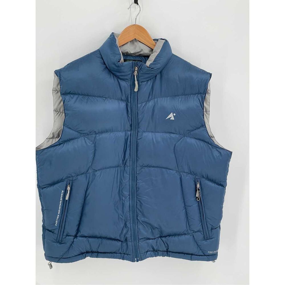 EMS Down Puffer Vest‎ Men's XXL 725 Winter Full Sip Blue